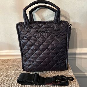 NWT MZ Wallace small Box Tote. Black w/black hardware.